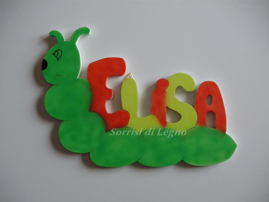 Nome-Elisa-giallo-rosso