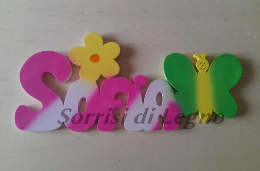 Nome-Sofia-con-farfalla
