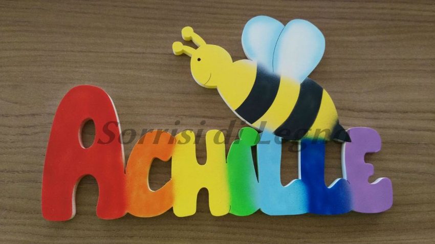 Nome-Achille-colori-arcobaleno