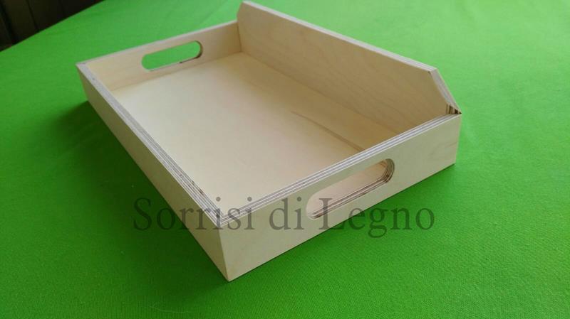 Vassoio in legno multistrato